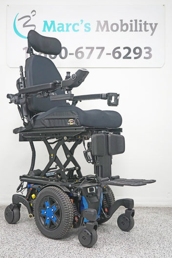 Quantum Edge 3 Stretto Power Wheelchair 12" iLevel Seat Lift, Tilt, Recline & Legs - 8506