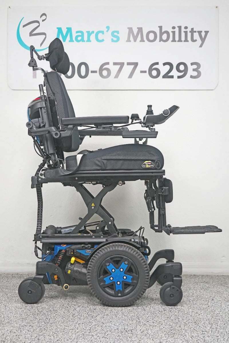 Quantum Edge 3 Stretto Power Wheelchair 12" iLevel Seat Lift, Tilt, Recline & Legs - 8506