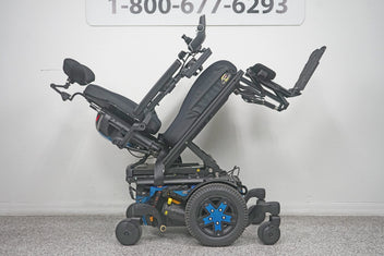 Quantum Edge 3 Stretto Power Wheelchair 12" iLevel Seat Lift, Tilt, Recline & Legs - 8506