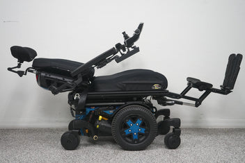 Quantum Edge 3 Stretto Power Wheelchair 12" iLevel Seat Lift, Tilt, Recline & Legs - 8506