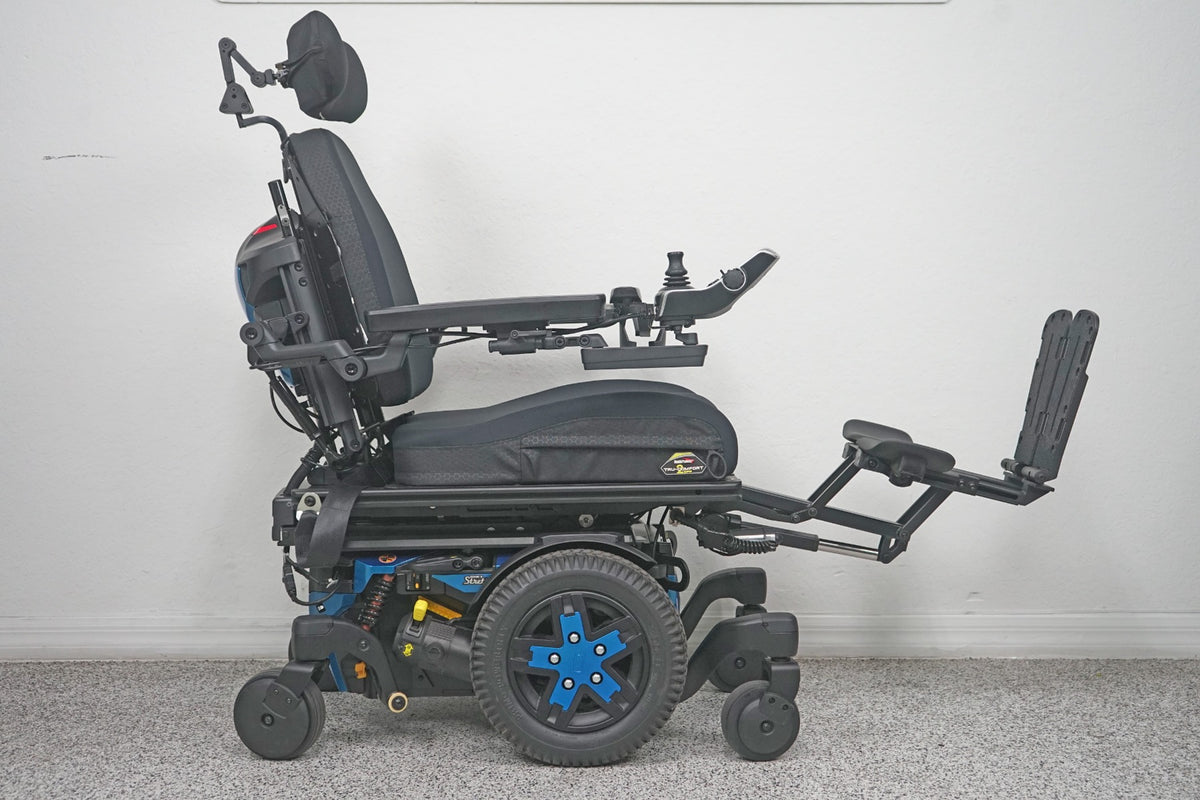 Quantum Edge 3 Stretto Power Wheelchair 12" iLevel Seat Lift, Tilt, Recline & Legs - 8506