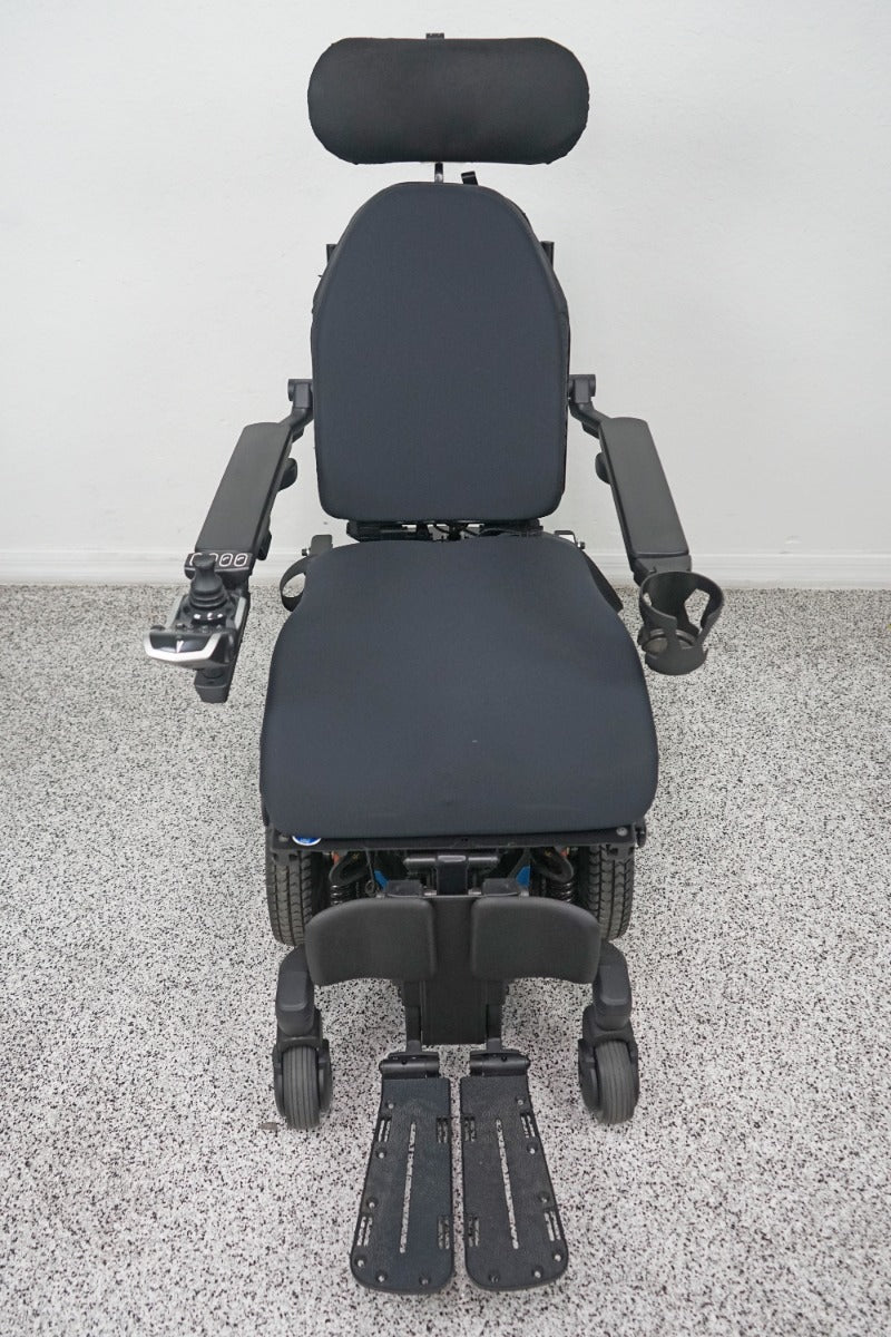 Quantum Edge 3 Stretto Power Wheelchair 12" iLevel Seat Lift, Tilt, Recline & Legs - 8506