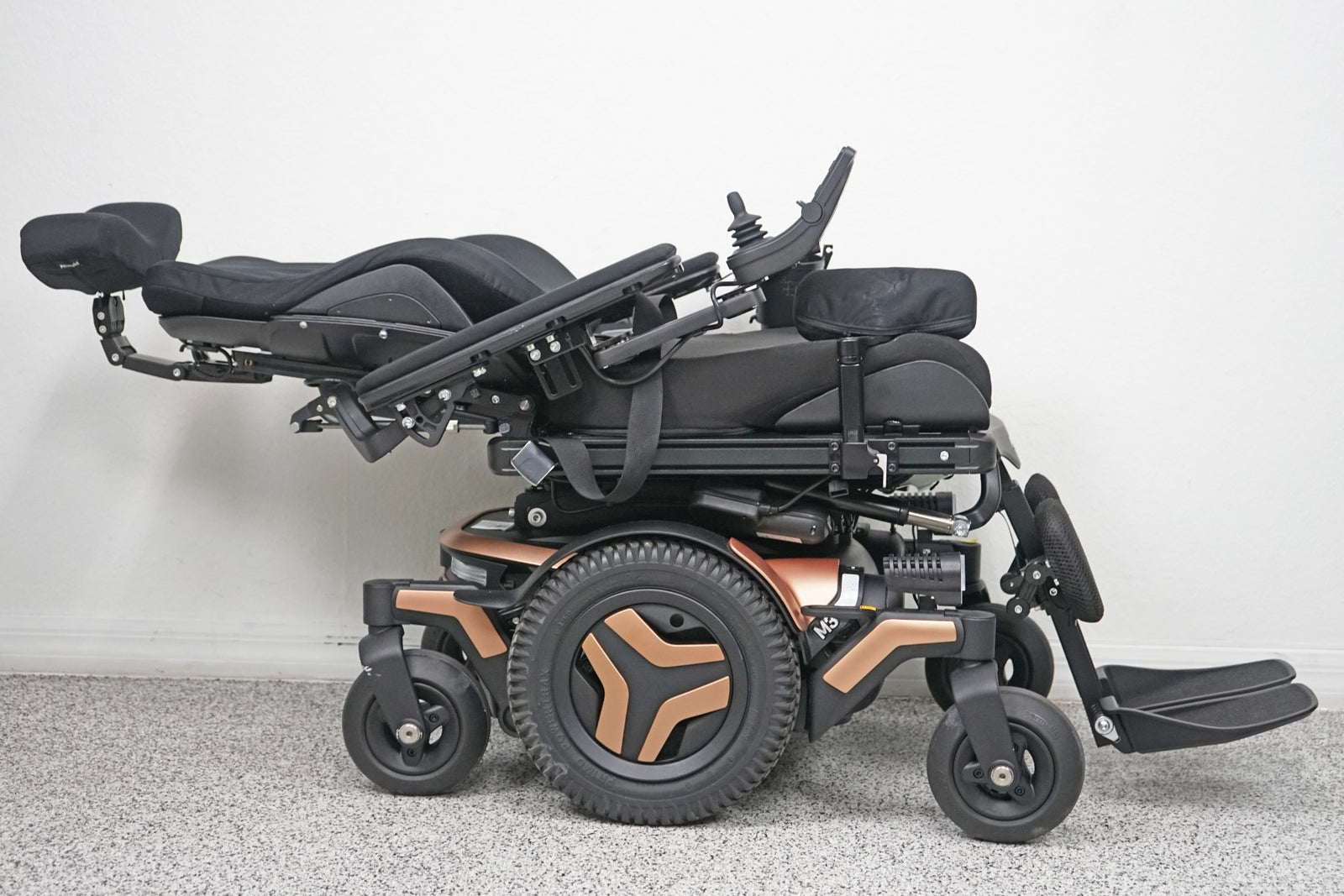 Permobil M3 Power Wheelchair 12" Seat Lift, Tilt, Recline, Legs & Anterior Tilt - 6712