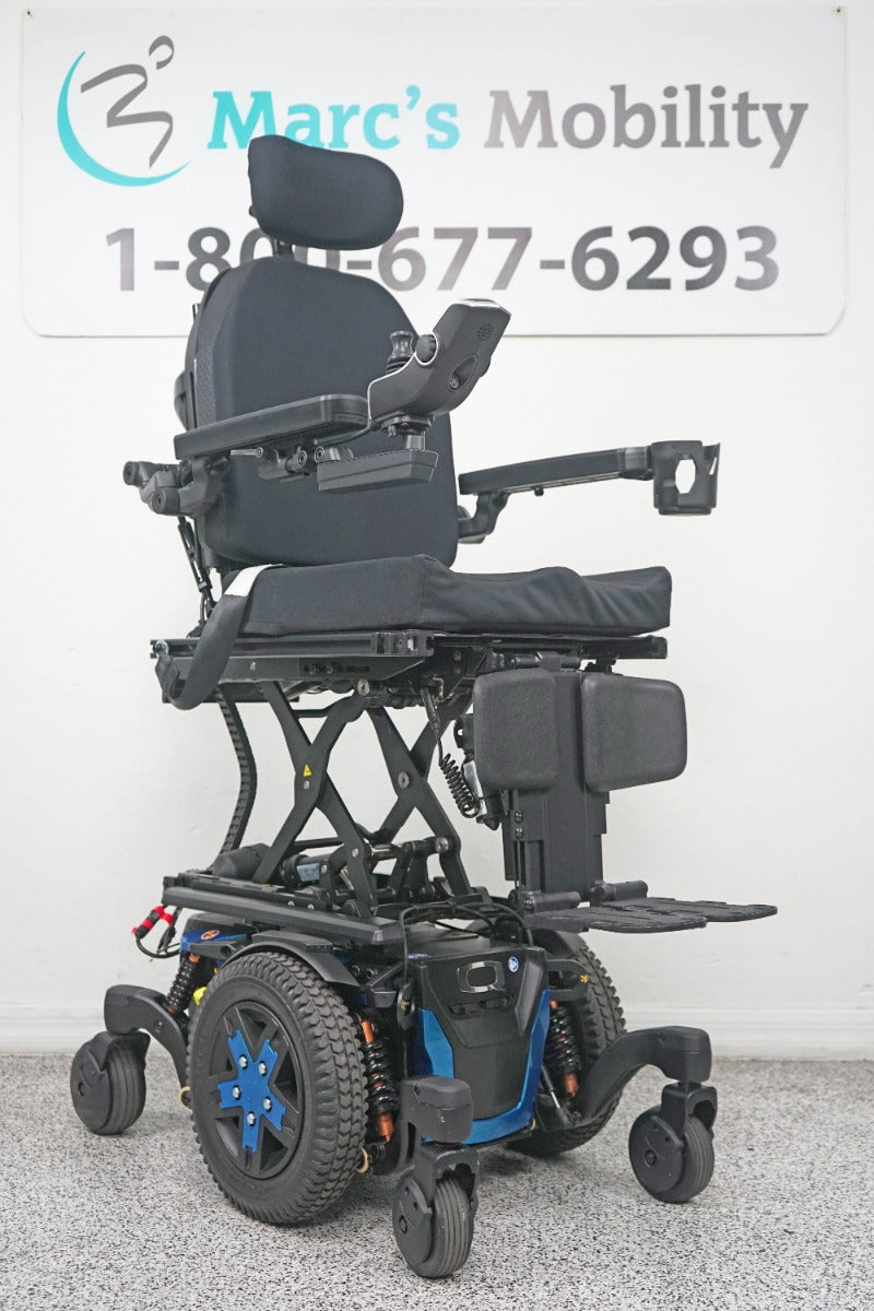 Quantum Edge 3 Stretto Power Wheelchair 12" iLevel Seat Lift, Tilt, Recline & Legs - 8403