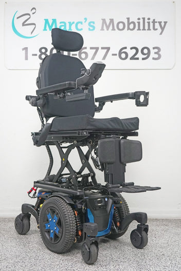 Quantum Edge 3 Stretto Power Wheelchair 12" iLevel Seat Lift, Tilt, Recline & Legs - 8403
