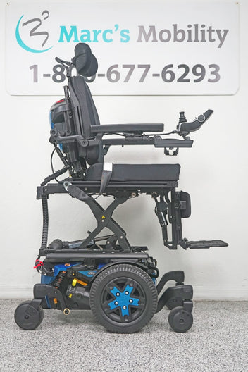 Quantum Edge 3 Stretto Power Wheelchair 12" iLevel Seat Lift, Tilt, Recline & Legs - 8403