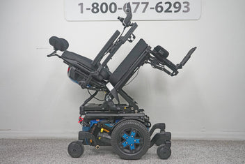 Quantum Edge 3 Stretto Power Wheelchair 12" iLevel Seat Lift, Tilt, Recline & Legs - 8403