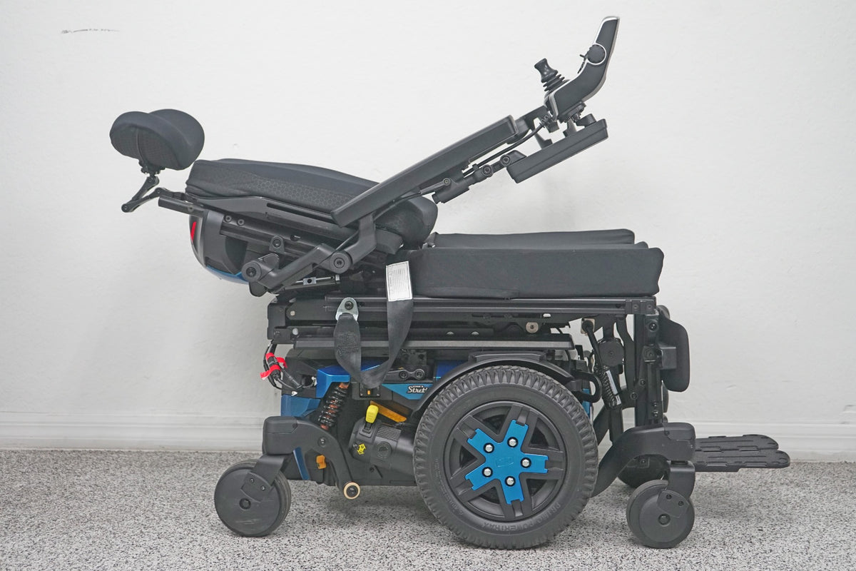 Quantum Edge 3 Stretto Power Wheelchair 12" iLevel Seat Lift, Tilt, Recline & Legs - 8403