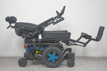 Quantum Edge 3 Stretto Power Wheelchair 12" iLevel Seat Lift, Tilt, Recline & Legs - 8403
