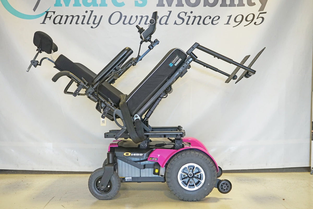 Quantum 1450 Heavy Duty Power Wheelchair with Tilt - 8485