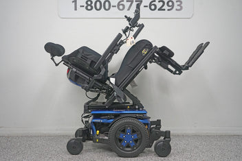 Quantum Edge 3 Power Wheelchair 12" iLevel Seat Lift, Tilt, Recline & Legs - 8571