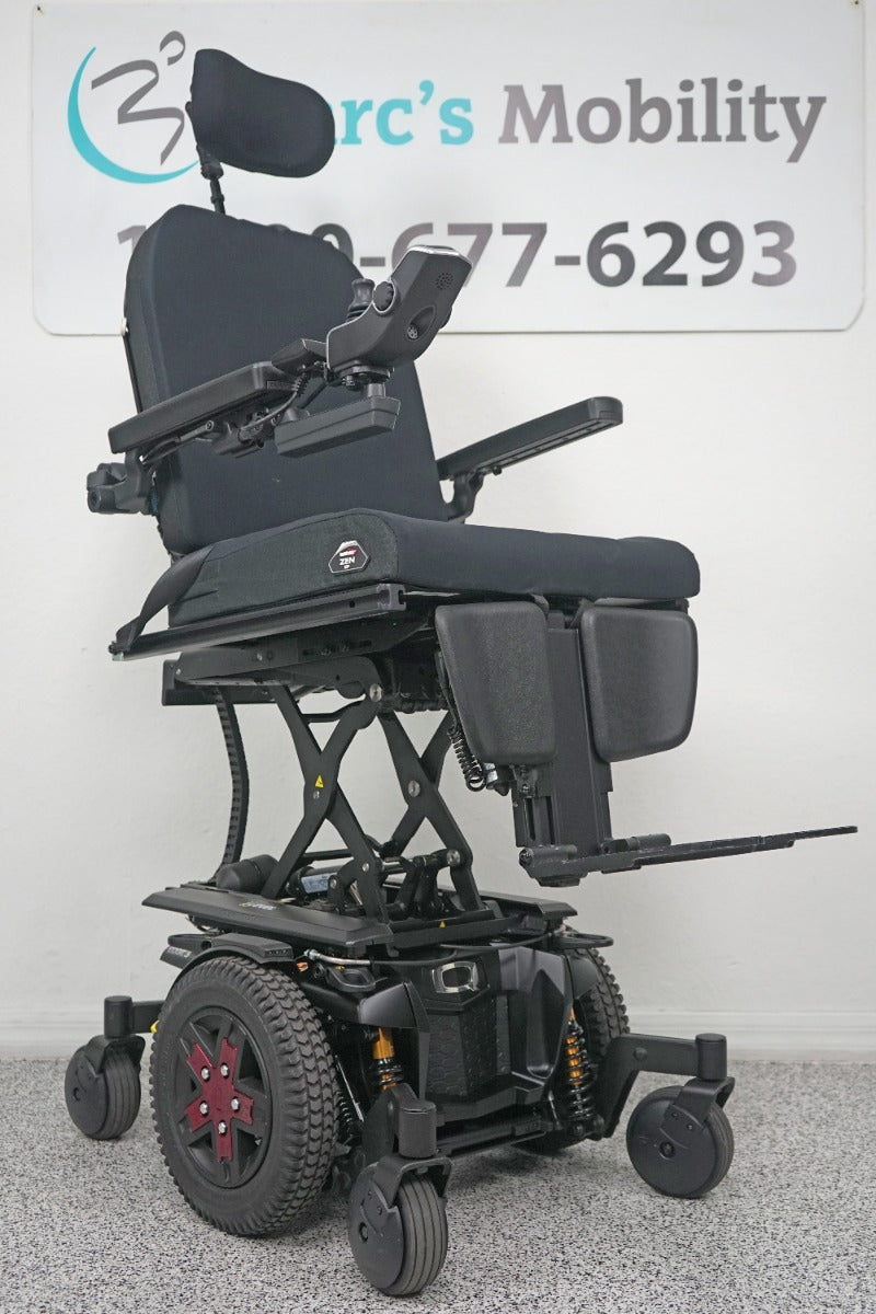 Quantum Edge 3 Power Wheelchair 12" iLevel Seat Lift, Tilt, Recline & Legs - 8408