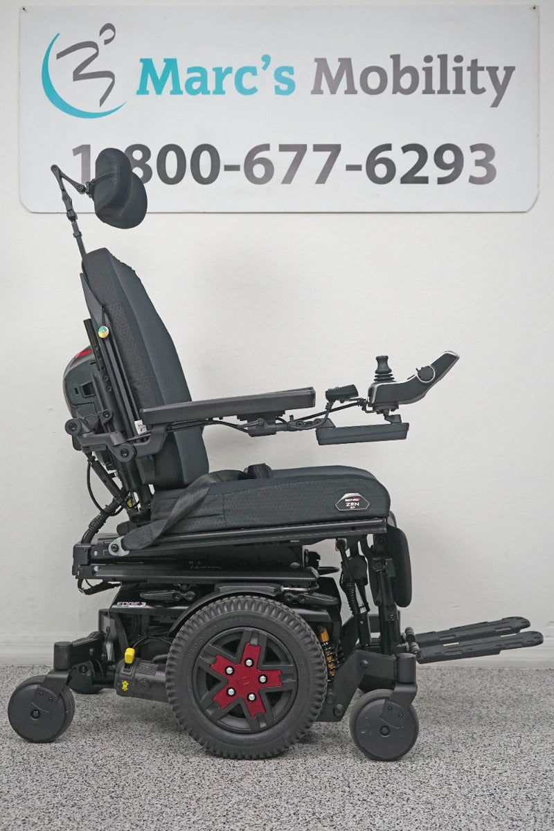 Quantum Edge 3 Power Wheelchair 12" iLevel Seat Lift, Tilt, Recline & Legs - 8408
