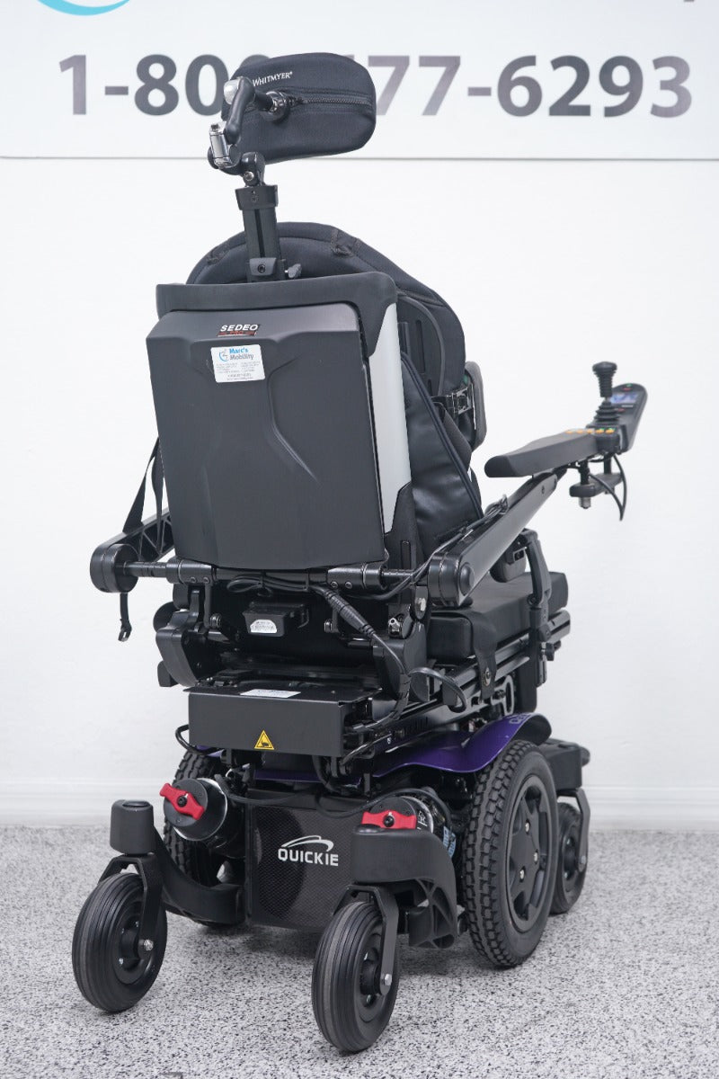 Quickie Q300 M Mini Power Wheelchair 12" Seat Lift, Tilt & Legs - 8537