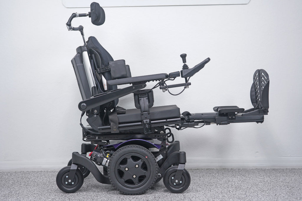 Quickie Q300 M Mini Power Wheelchair 12" Seat Lift, Tilt & Legs - 8537