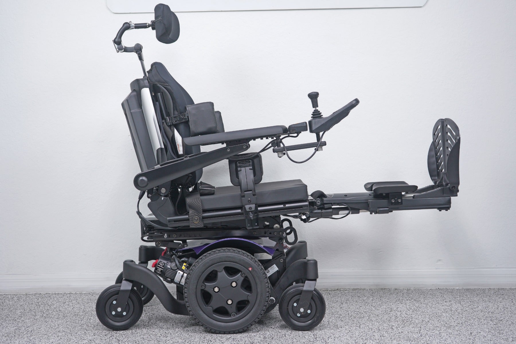 Quickie Q300 M Mini Power Wheelchair 12" Seat Lift, Tilt & Legs - 8537