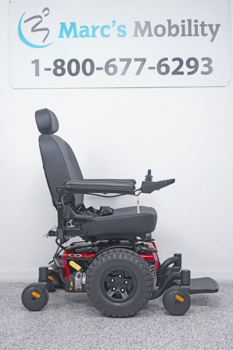 Quantum Q6 Edge Power Wheelchair Large Knobby Tires & 7" Seat Lift - 8496