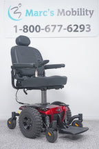 Quantum Q6 Edge Power Wheelchair Large Knobby Tires & 7" Seat Lift - 8496