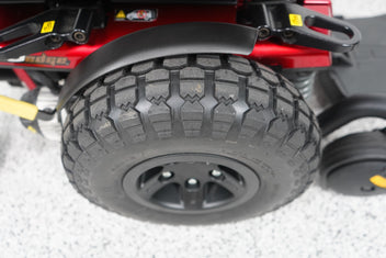 Quantum Q6 Edge Power Wheelchair Large Knobby Tires & 7" Seat Lift - 8496