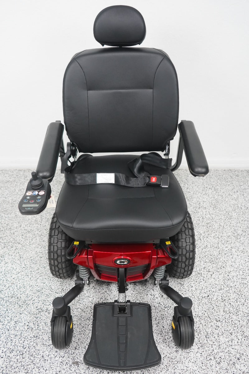 Quantum Q6 Edge Power Wheelchair Large Knobby Tires & 7" Seat Lift - 8496