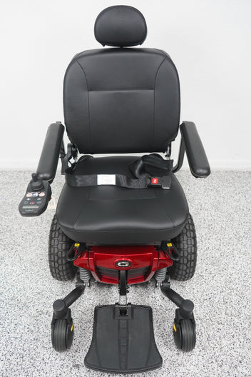 Quantum Q6 Edge Power Wheelchair Large Knobby Tires & 7" Seat Lift - 8496
