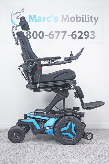 Permobil F3 Power Wheelchair 12" Seat Lift, Tilt, Recline & Legs - 8534