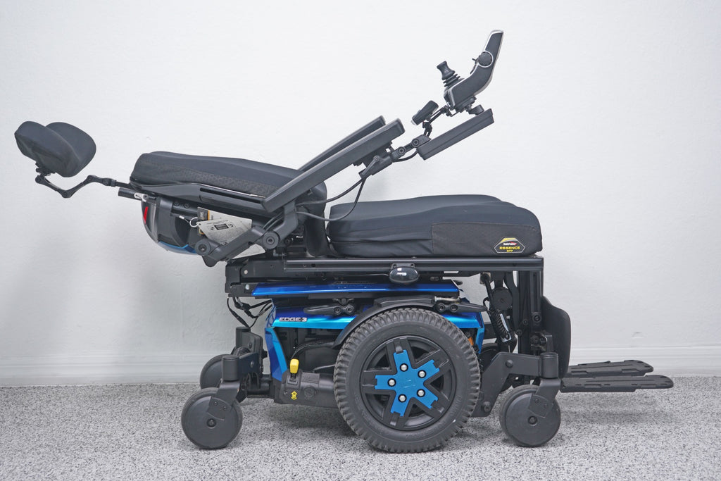 Quantum Edge 3 Power Wheelchair 12" iLevel Seat Lift, Tilt, Recline & Legs - 8699