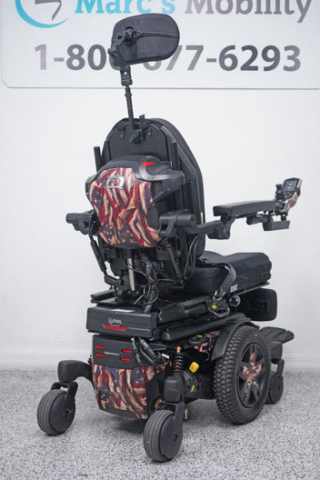 Quantum Edge 3 Stretto Power Wheelchair 12" iLevel Seat Lift, Tilt, Recline & Legs - 8704