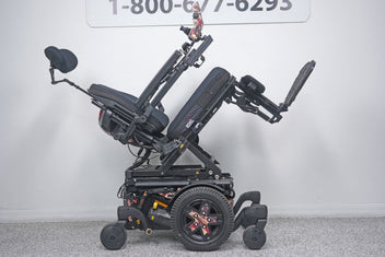Quantum Edge 3 Stretto Power Wheelchair 12" iLevel Seat Lift, Tilt, Recline & Legs - 8704
