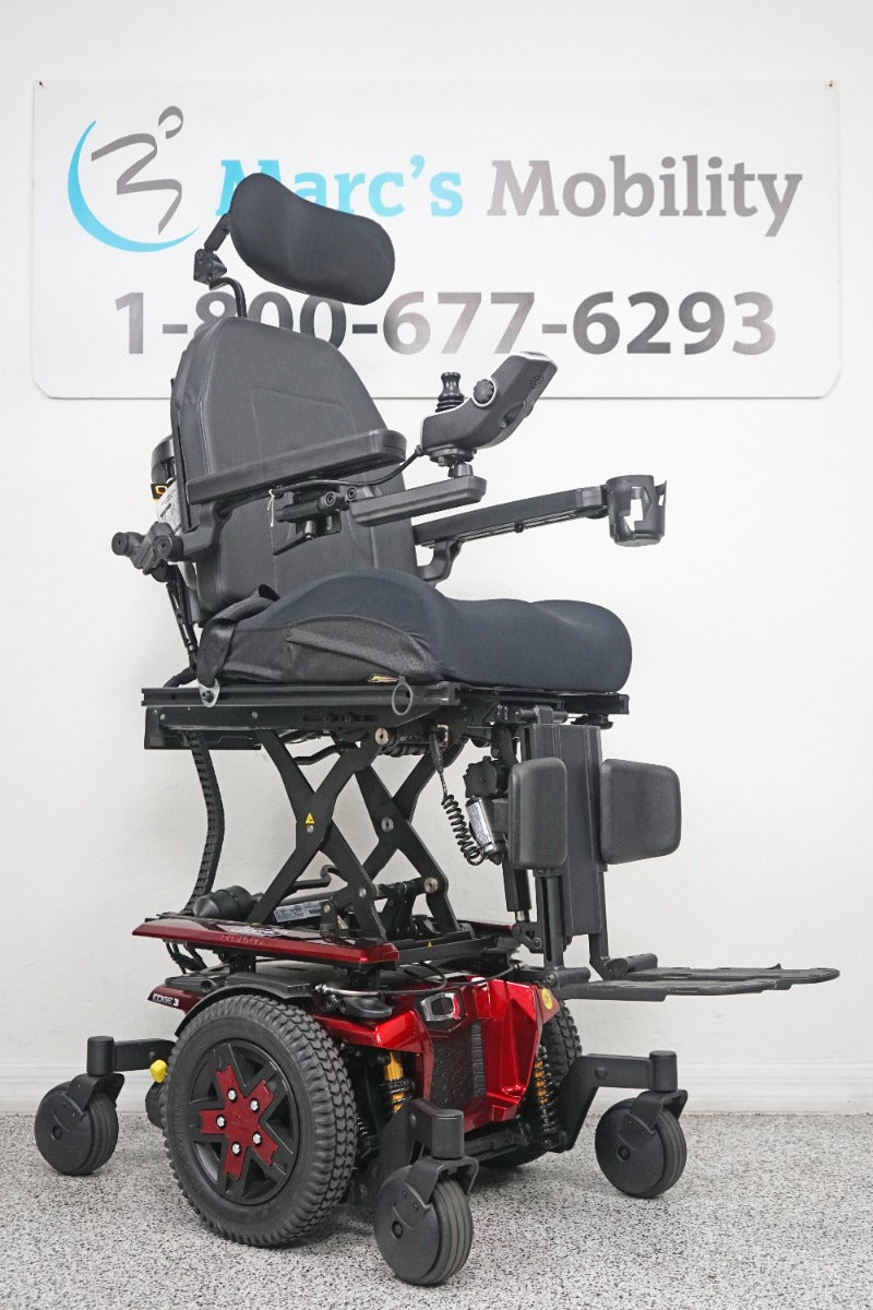 Quantum Edge 3 iLevel Power Wheelchair 12" Seat Lift, Tilt, Recline & Legs - 6885