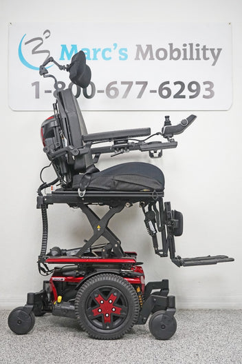 Quantum Edge 3 iLevel Power Wheelchair 12" Seat Lift, Tilt, Recline & Legs - 6885