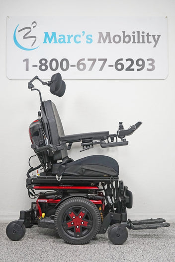 Quantum Edge 3 iLevel Power Wheelchair 12" Seat Lift, Tilt, Recline & Legs - 6885