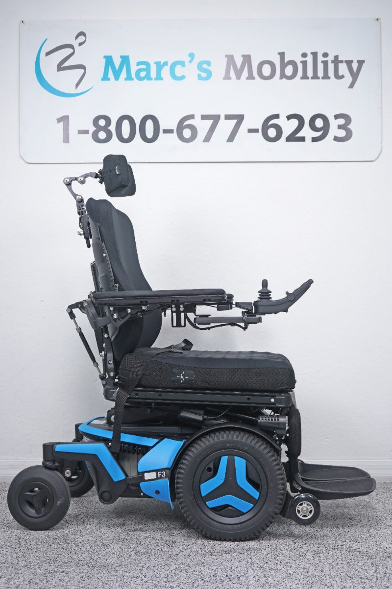 Permobil F3 Power Wheelchair 12" Seat Lift, Tilt, Recline, Legs & Anterior Tilt - 8672