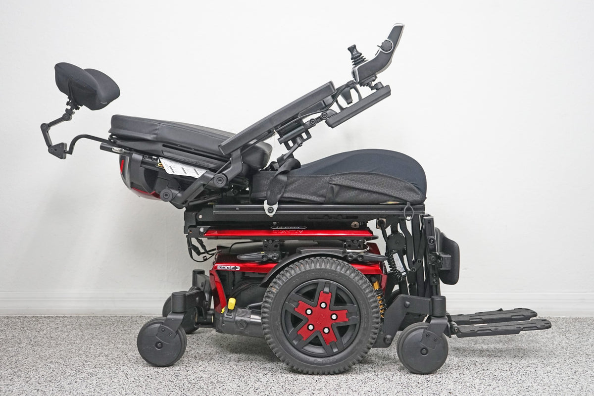 Quantum Edge 3 iLevel Power Wheelchair 12" Seat Lift, Tilt, Recline & Legs - 6885