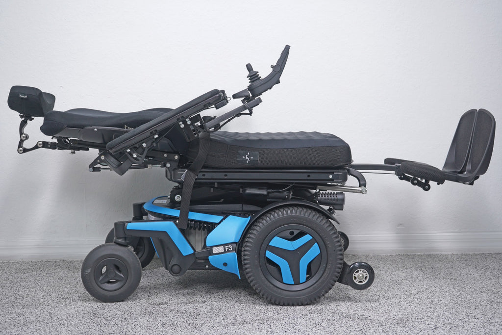 Permobil F3 Power Wheelchair 12" Seat Lift, Tilt, Recline, Legs & Anterior Tilt - 8672