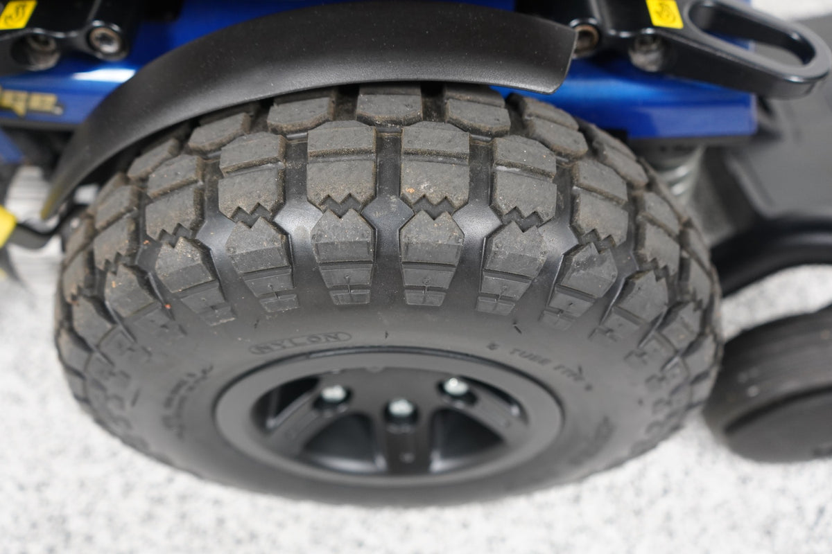 Quantum Q6 Edge Power Wheelchair Large Knobby Tires & 7" Seat Lift - 8714