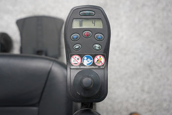 Quantum Q6 Edge Power Wheelchair Large Knobby Tires & 7" Seat Lift - 8714