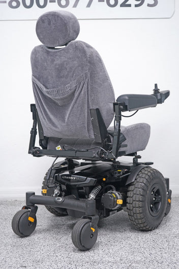 Quantum Q6 Edge HD Power Wheelchair w Large Knobby Tires - 8716