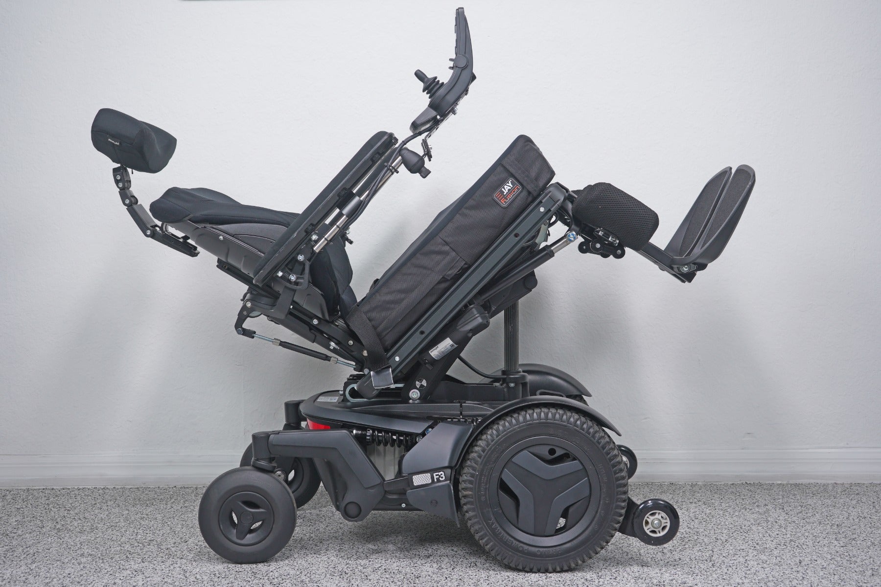Permobil F3 Power Wheelchair 12" Seat Lift, Tilt, Recline, Legs & Anterior Tilt - 8703