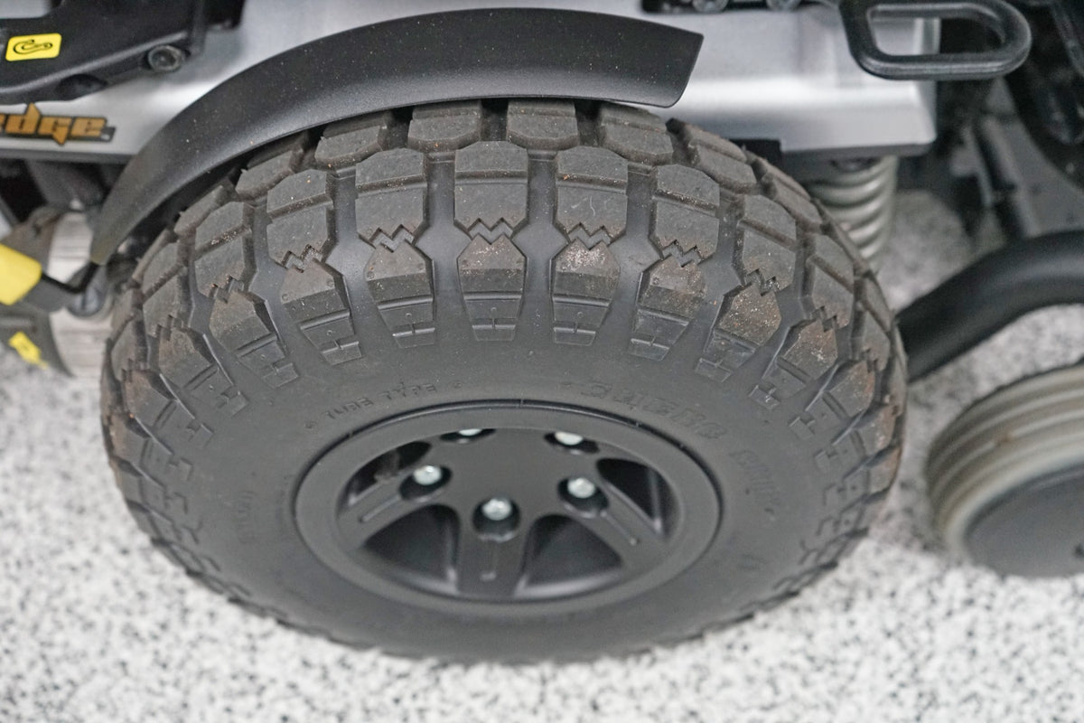 Quantum Q6 Edge Power Wheelchair Tilt & Large Knobby Tires - 6918