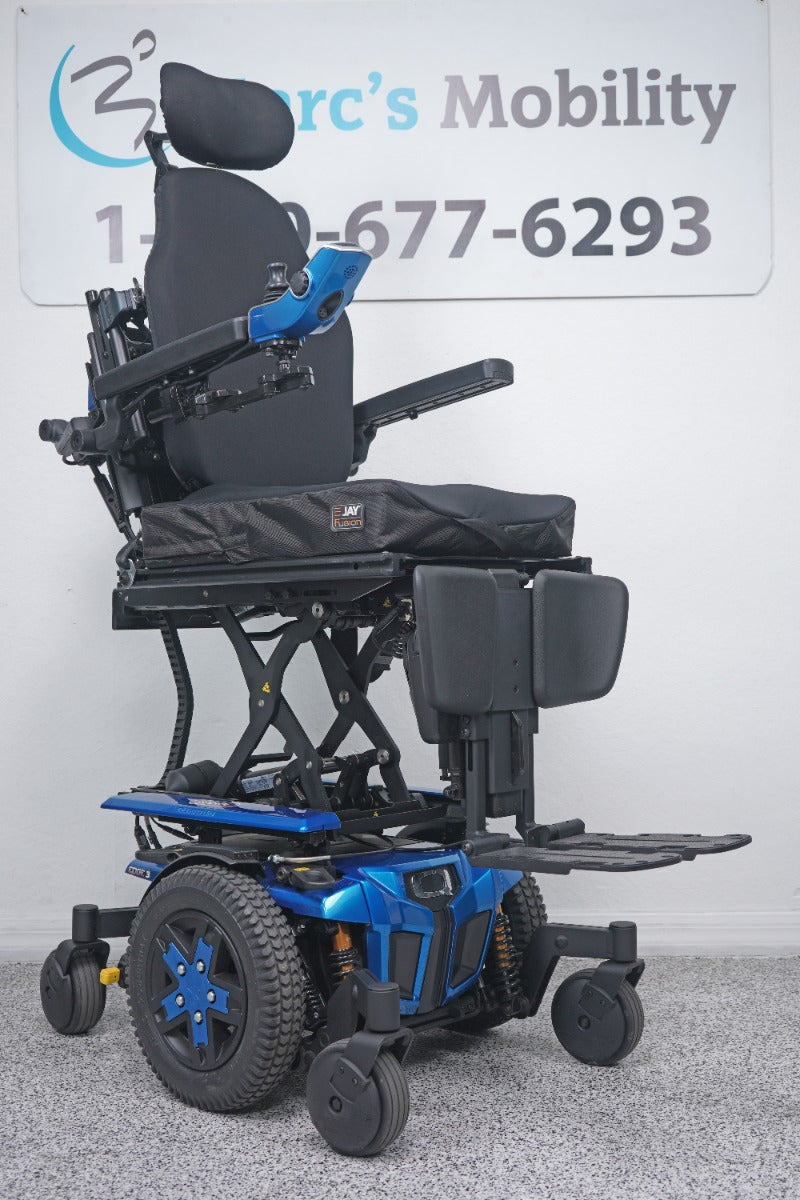 Quantum Edge 3 Power Wheelchair 12" iLevel Seat Lift, Tilt, Recline & Legs - 8726