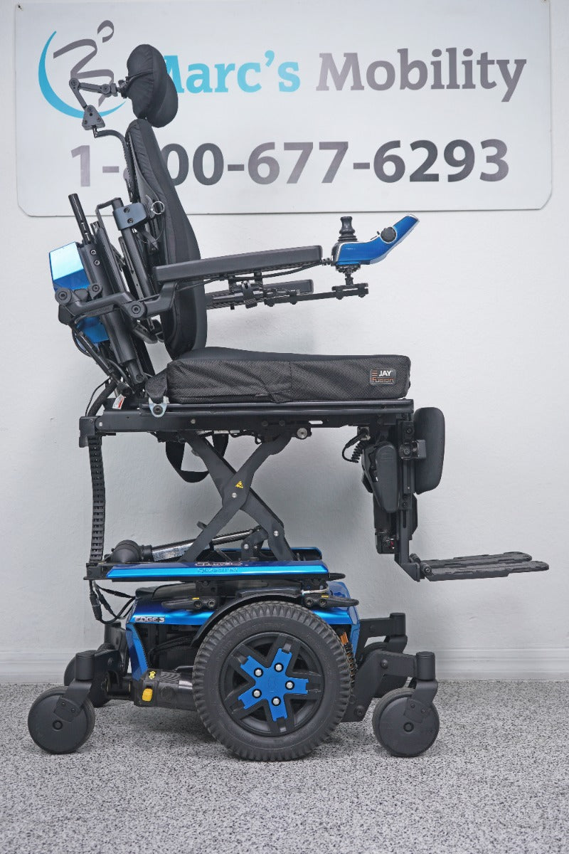 Quantum Edge 3 Power Wheelchair 12" iLevel Seat Lift, Tilt, Recline & Legs - 8726