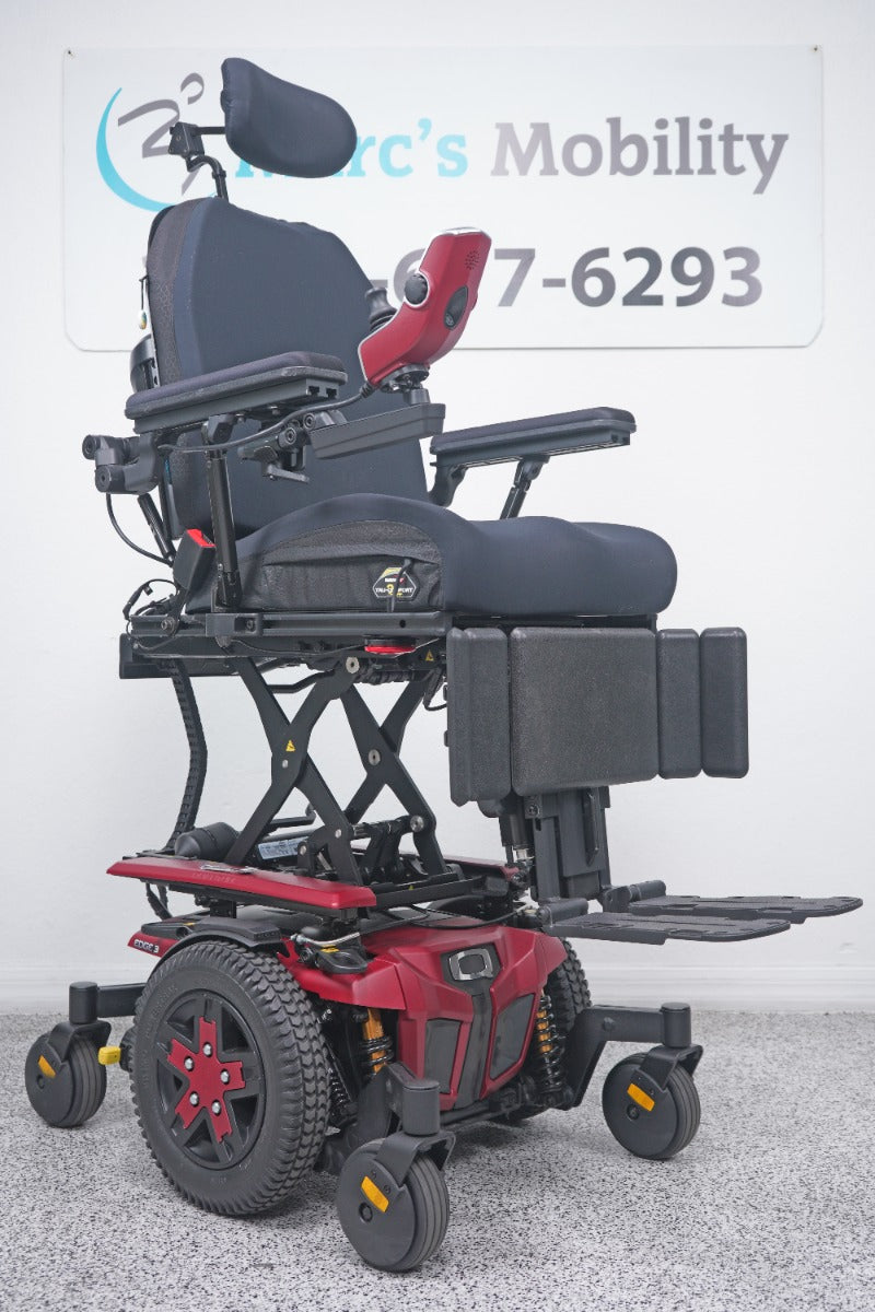 Quantum Edge 3 Power Wheelchair 12" iLevel Seat Lift, Tilt, Recline & Legs - 8712