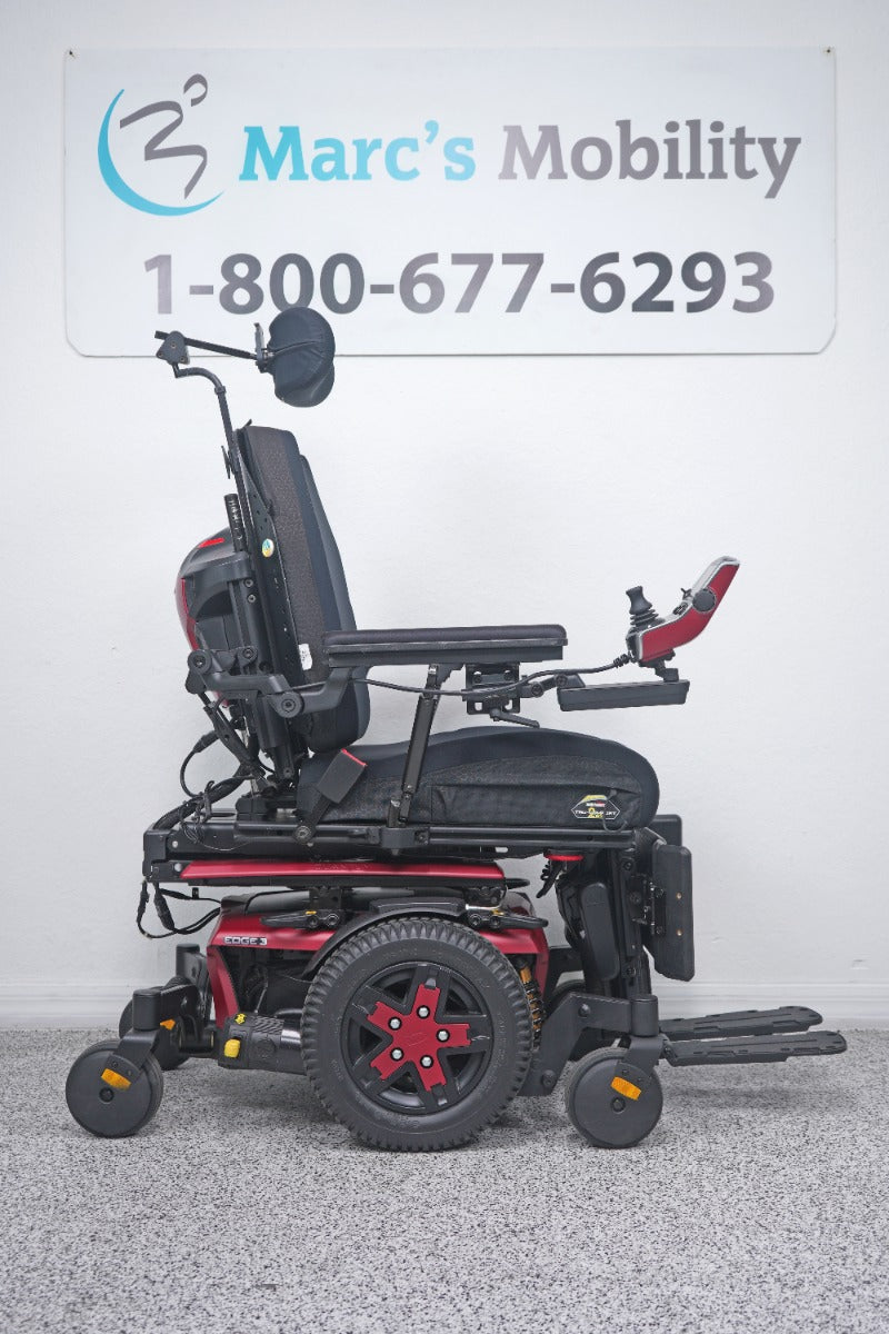 Quantum Edge 3 Power Wheelchair 12" iLevel Seat Lift, Tilt, Recline & Legs - 8712
