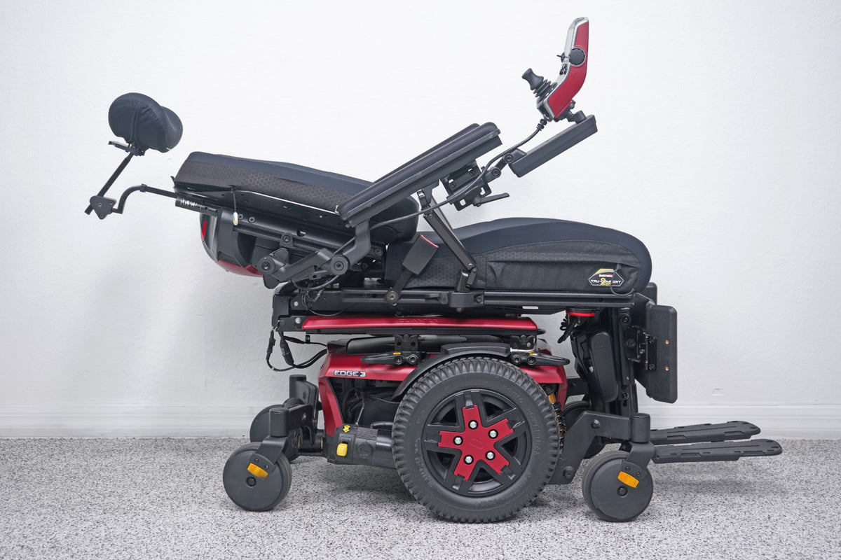 Quantum Edge 3 Power Wheelchair 12" iLevel Seat Lift, Tilt, Recline & Legs - 8712
