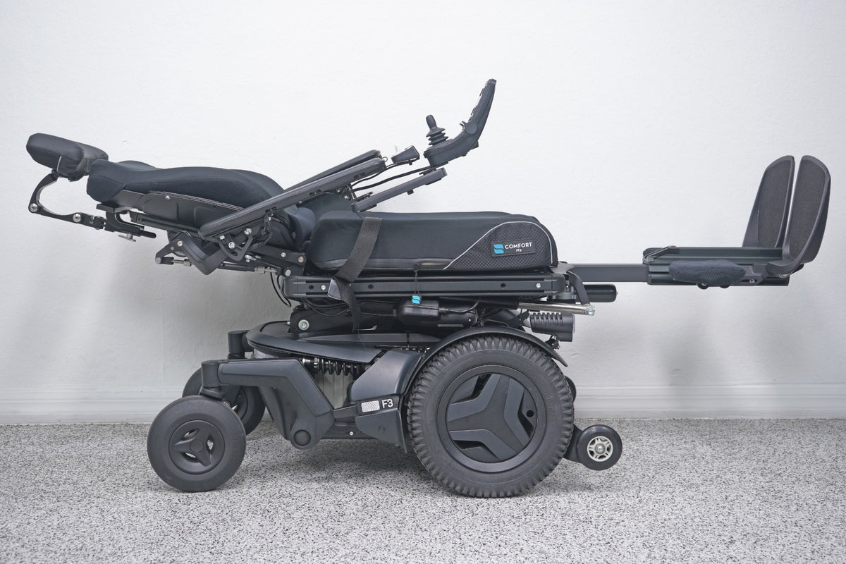 Permobil F3 Power Wheelchair 12" Seat Lift, Tilt, Recline, Legs & Anterior Tilt - 8536