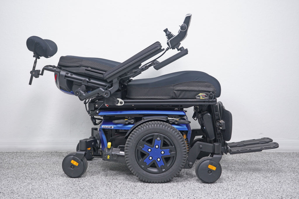 Quantum Edge 3 Power Wheelchair 12" iLevel Seat Lift, Tilt, Recline & Legs - 8758