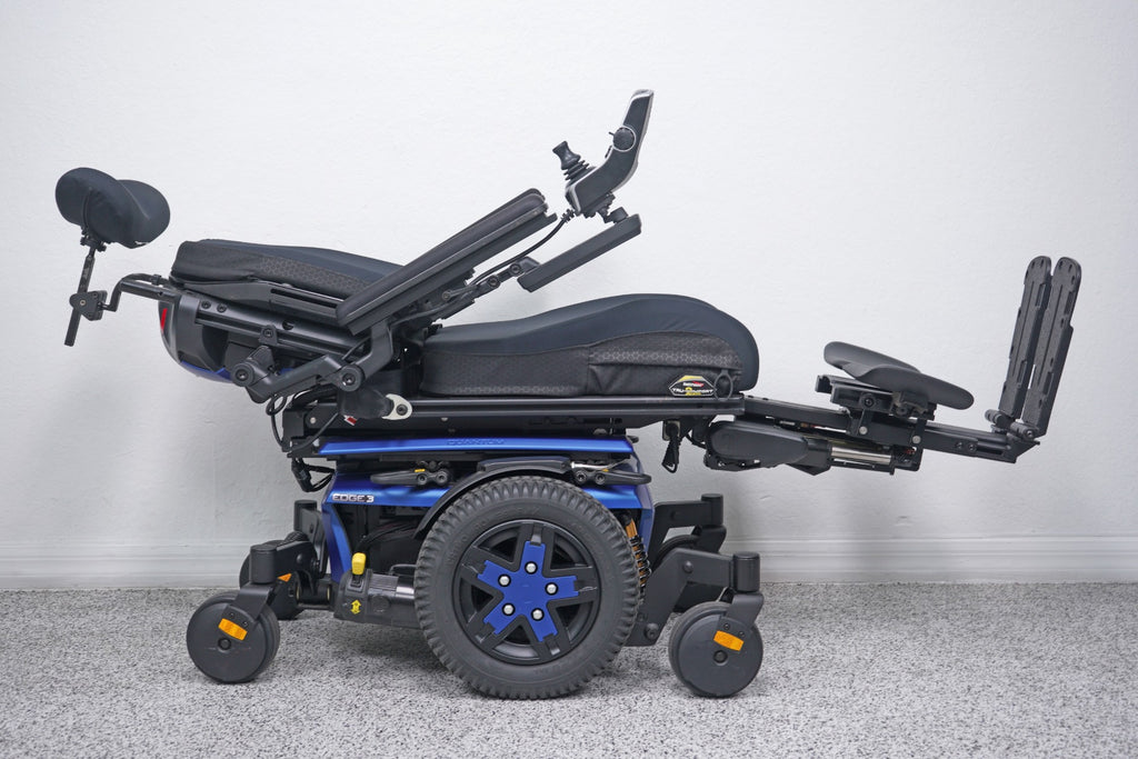 Quantum Edge 3 Power Wheelchair 12" iLevel Seat Lift, Tilt, Recline & Legs - 8758