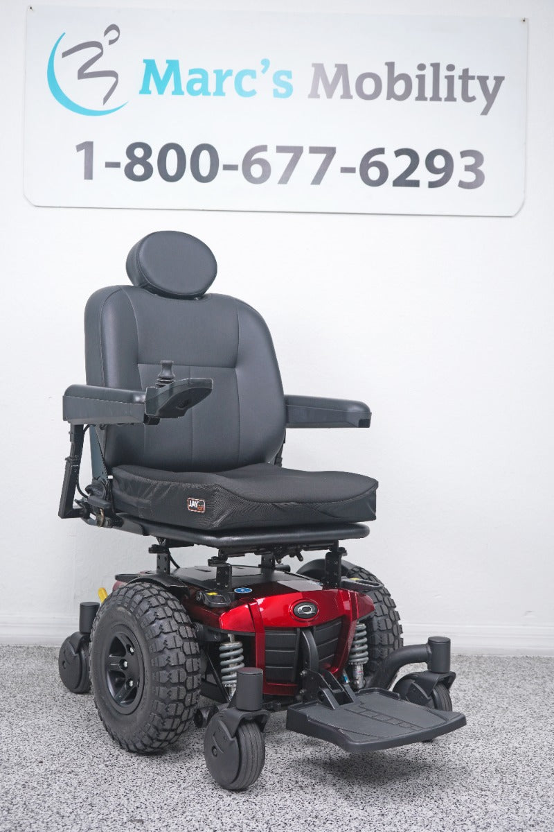 Quantum Q6 Edge Power Wheelchair Large Knobby Tires - 8731