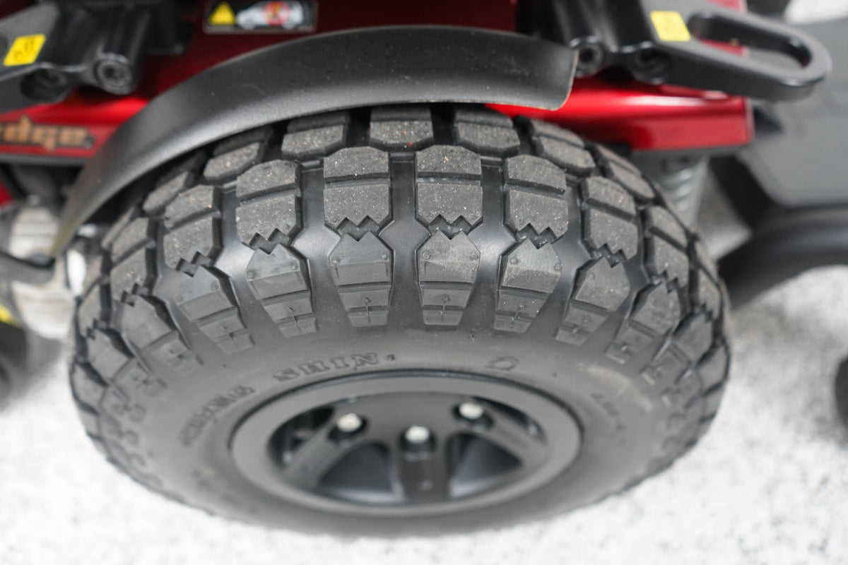 Quantum Q6 Edge Power Wheelchair Large Knobby Tires - 8731